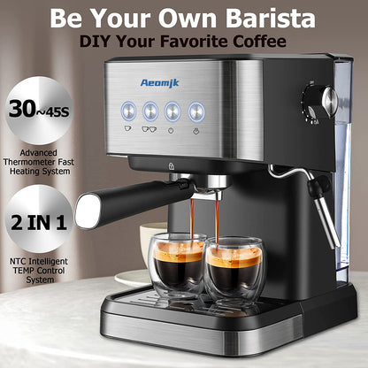 Italian automatic Concentrated High Pressure Extraction Frothed Milk Coffee Machine