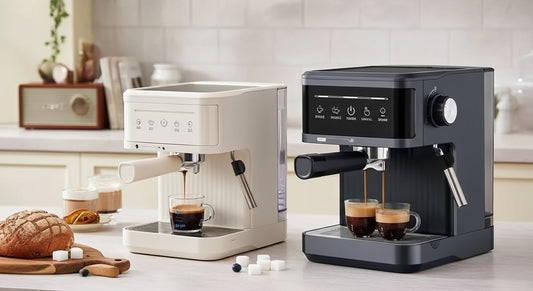 20Bar Espresso Machine, Semi-Automatic Coffee Maker with Milk Frother - Professional Italian