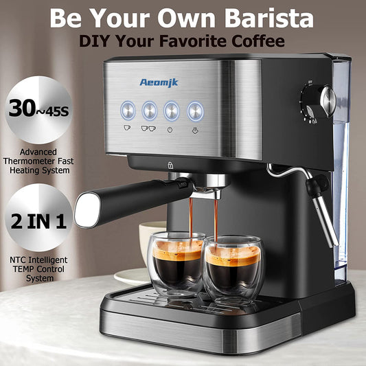 Italian automatic Concentrated High Pressure Extraction Frothed Milk Coffee Machine