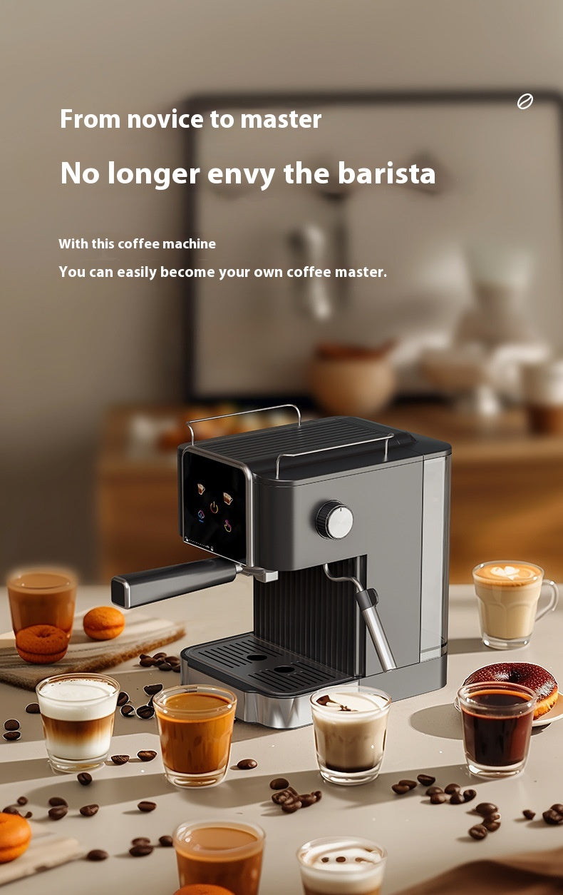 Italian High-Pressure Espresso Coffee Machine