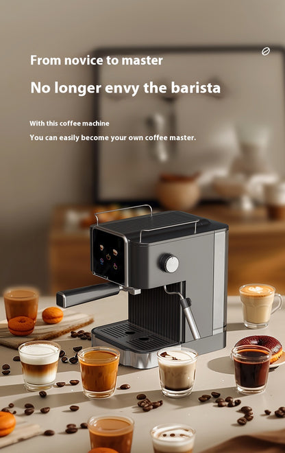Italian High-Pressure Espresso Coffee Machine