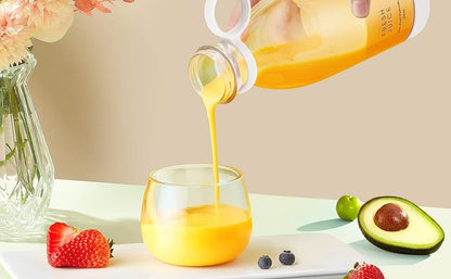 Multifunctional USB Rechargeable Fruit Juice Cup – Portable Mini Blender for Smoothies, Shakes & Fresh Juice On the Go