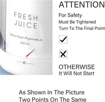 Multifunctional USB Rechargeable Fruit Juice Cup – Portable Mini Blender for Smoothies, Shakes & Fresh Juice On the Go