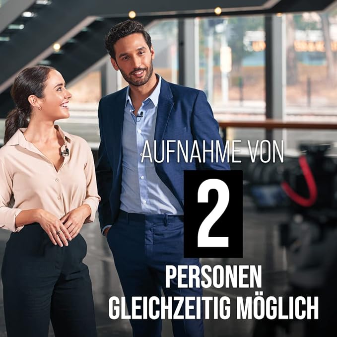 GO II Ultra-compact wireless two-channel microphone system