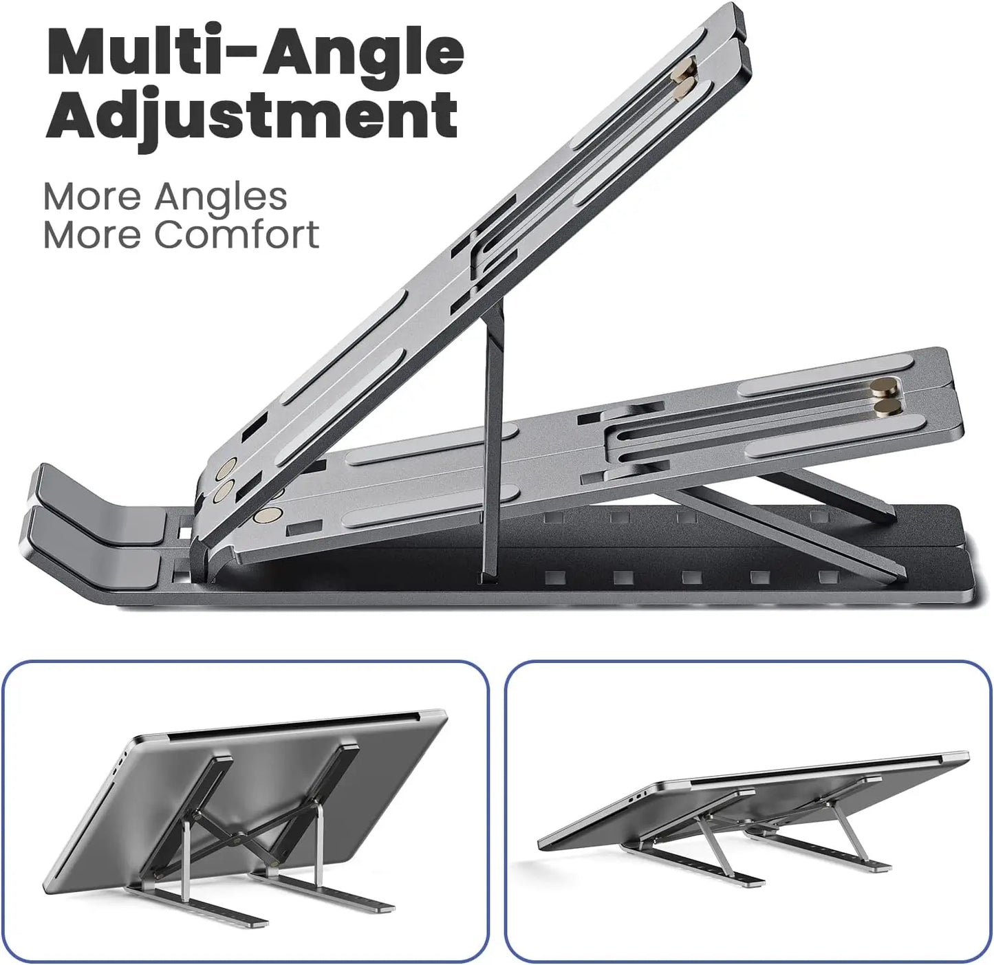 Aluminium Notebook Halter Faltbare